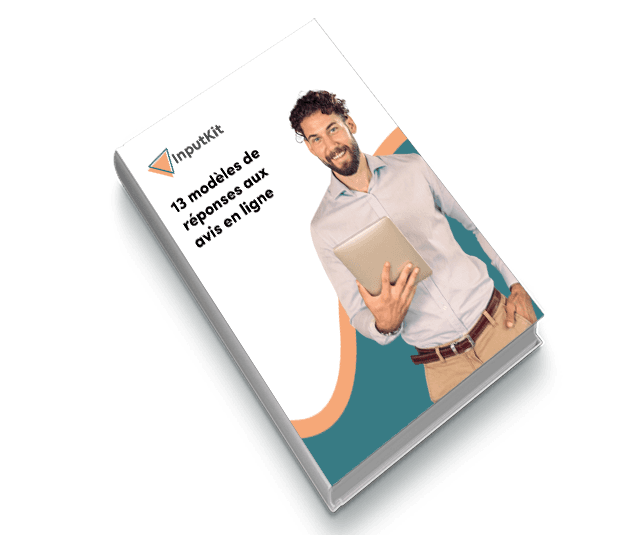 Preview of the free guide: 13 online review response templates